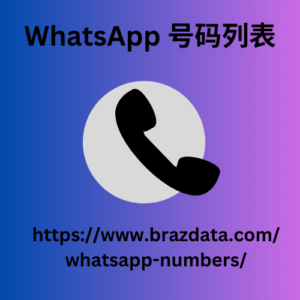 WhatsApp 号码列表