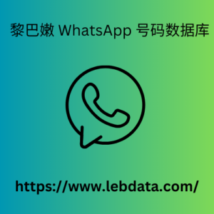 黎巴嫩 WhatsApp 号码数据库